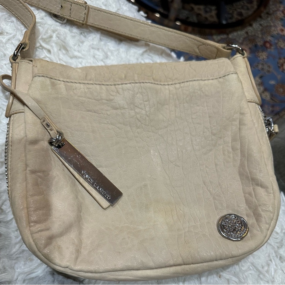 Vince Camuto  Cream Crossbody Bag